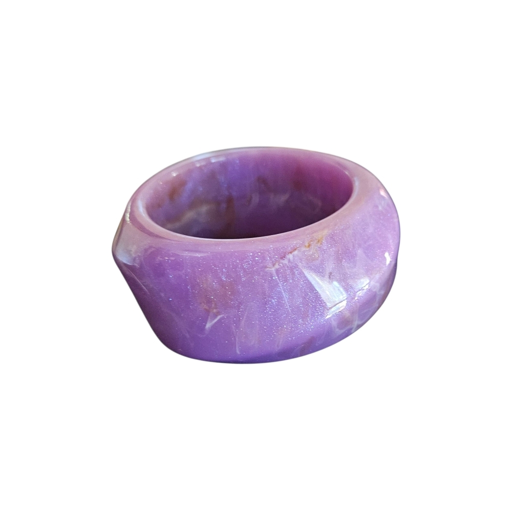 Elegant Purple Bangle Bracelet
